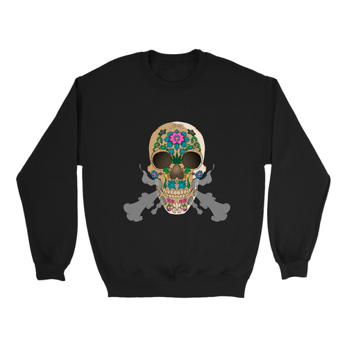Sugar Skull Crew Neck
