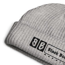 Load image into Gallery viewer, Logo Fisherman beanie Black Stitch