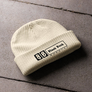 Logo Fisherman beanie Black Stitch