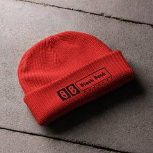 Load image into Gallery viewer, Logo Fisherman beanie Black Stitch